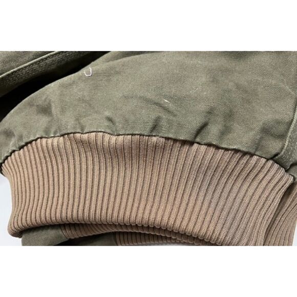 Vintage Carhartt Santa Fe jacket in faded olive green. Unsized. See description. - Picture 14 of 15